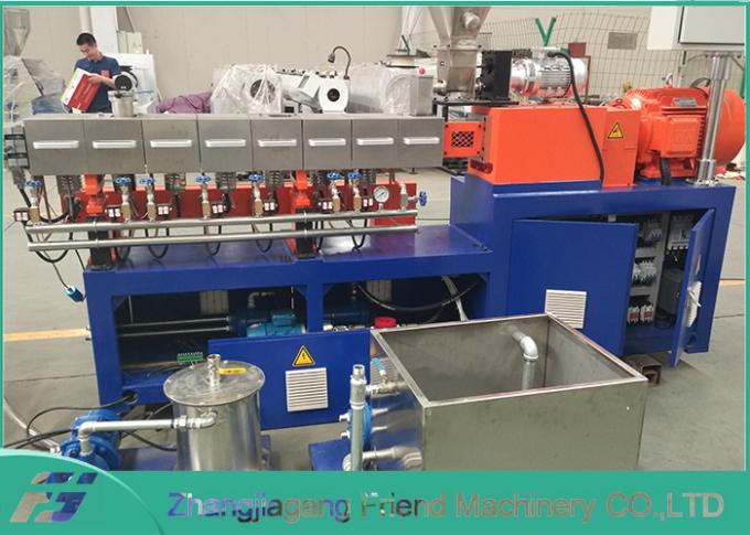 Máquina gêmea paralela da extrusora de parafuso, capacidade da máquina 100~500kg/H da extrusora dos Pp