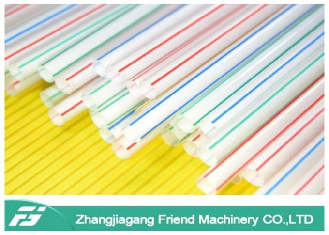 PE multicolorido de 40kg/H PP que bebe Straw Extruder Machine Co Extrusion 0