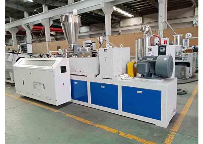 parafuso do gêmeo 400kg que combina a máquina da extrusão para o encanamento 1