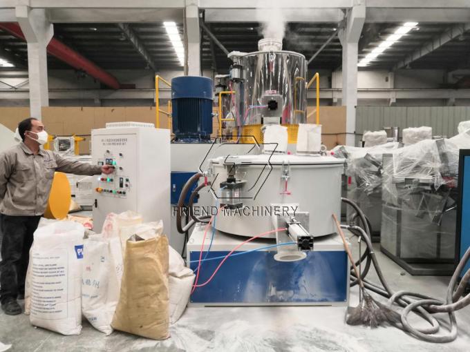 O PE pulveriza a linha de produção parafuso gêmeo cônico da extrusão do perfil de WPC 0