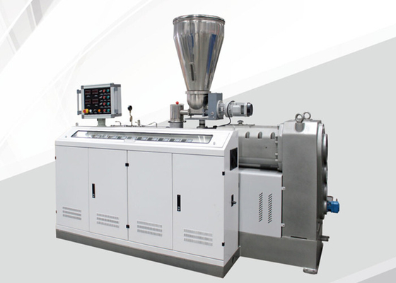Bom preço. Máquina gêmea cônica da extrusora de parafuso, capacidade dobro da extrusora de parafuso 250kg/H on-line