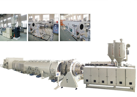 Bom preço. Tubulação do PE da cor vermelha que faz a máquina, linha diâmetro da extrusão da tubulação do PE de 415-630MM on-line