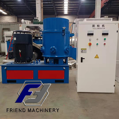 Bom preço. 800kg/H desperdiçam a máquina plástica de reciclagem plástica do triturador de Agglomerator on-line