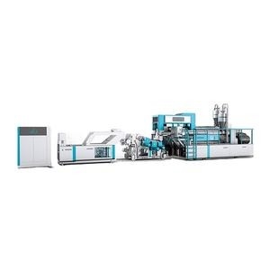 Bom preço. Três camadas de linha de produção plástica aderem-se maquinaria automática da cinematografia do estiramento da máquina da cinematografia on-line