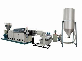 Bom preço. Linha plástica exalada vácuo da máquina do granulador da extrusão 250kg/H on-line