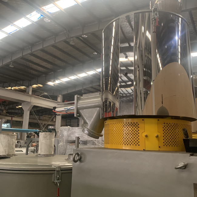 máquina plástica inoxidável do misturador do PESO de 6mm com sistema natural do vácuo da exaustão 2
