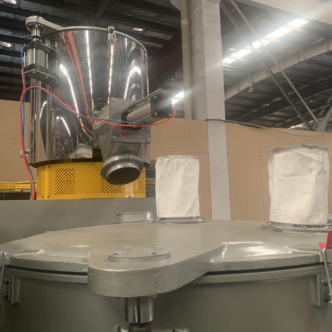Aquecimento que refrigera a capacidade vertical da máquina 200kg/h do misturador do PVC 1