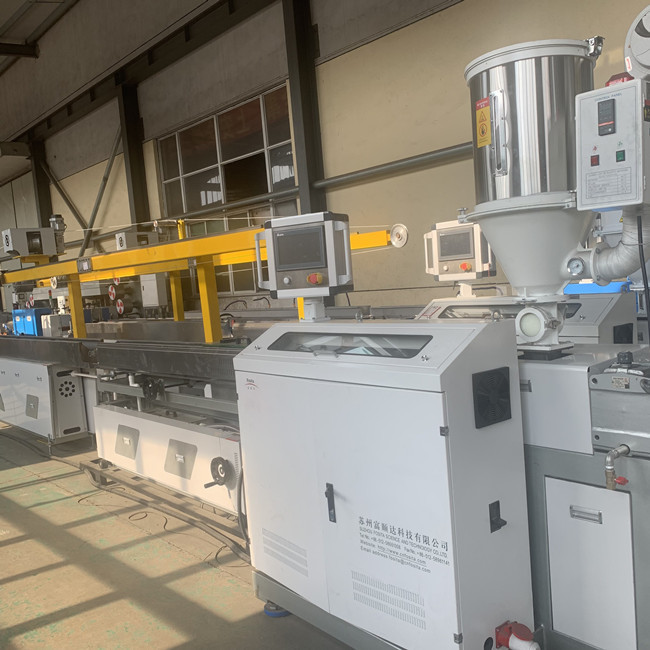 Linha da extrusão do filamento do Pla 3d da extrusora de único parafuso 1