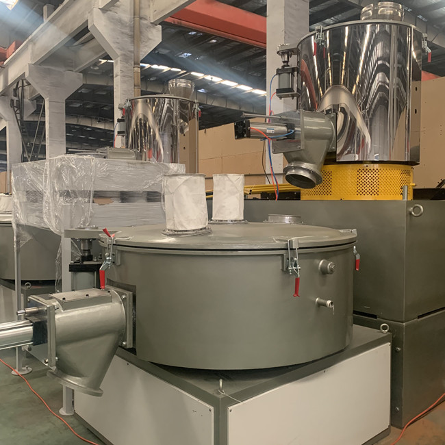 a composição do PVC de 6mm pulveriza a máquina plástica do misturador totalmente automático 4