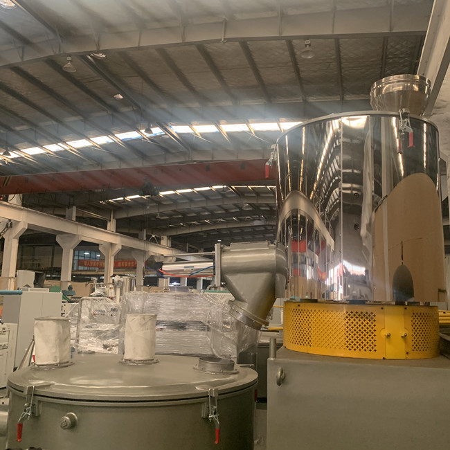 a composição do PVC de 6mm pulveriza a máquina plástica do misturador totalmente automático 0