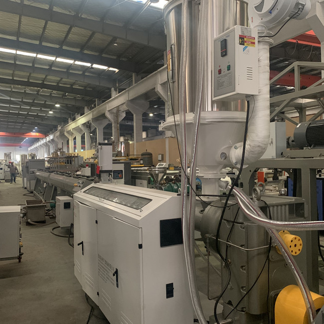 Linha caixa da extrusão da tubulação do PE da construção 50kg/H de controle do independente do motor de Siemens 0