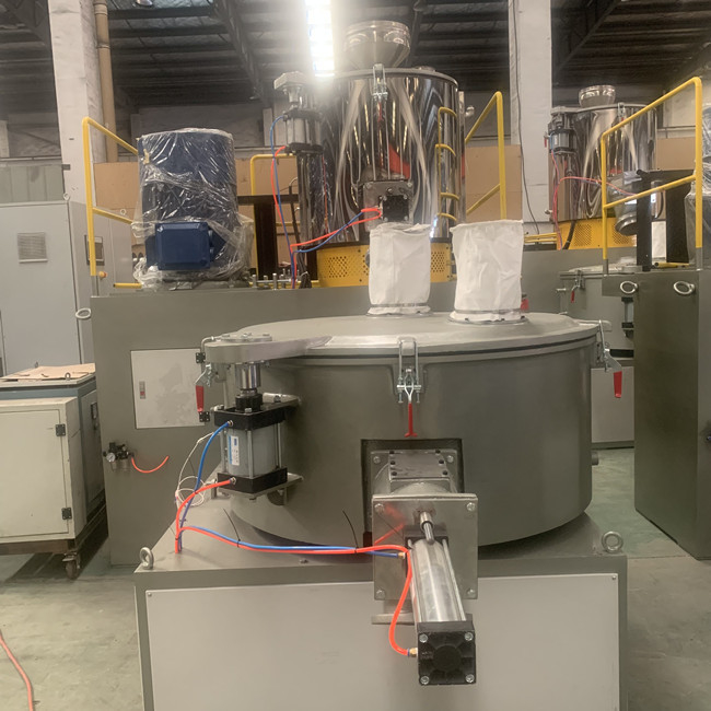Controle plástico compacto do PLC da máquina do misturador da estrutura 900kg/H 0