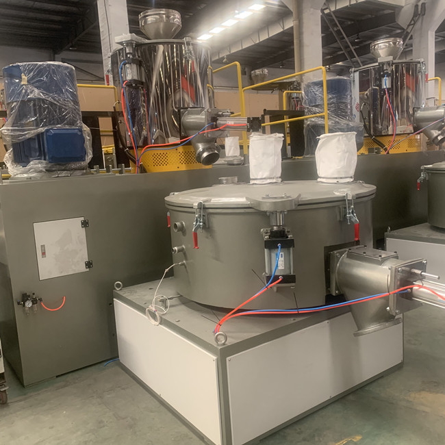 Controle plástico compacto do PLC da máquina do misturador da estrutura 900kg/H 4